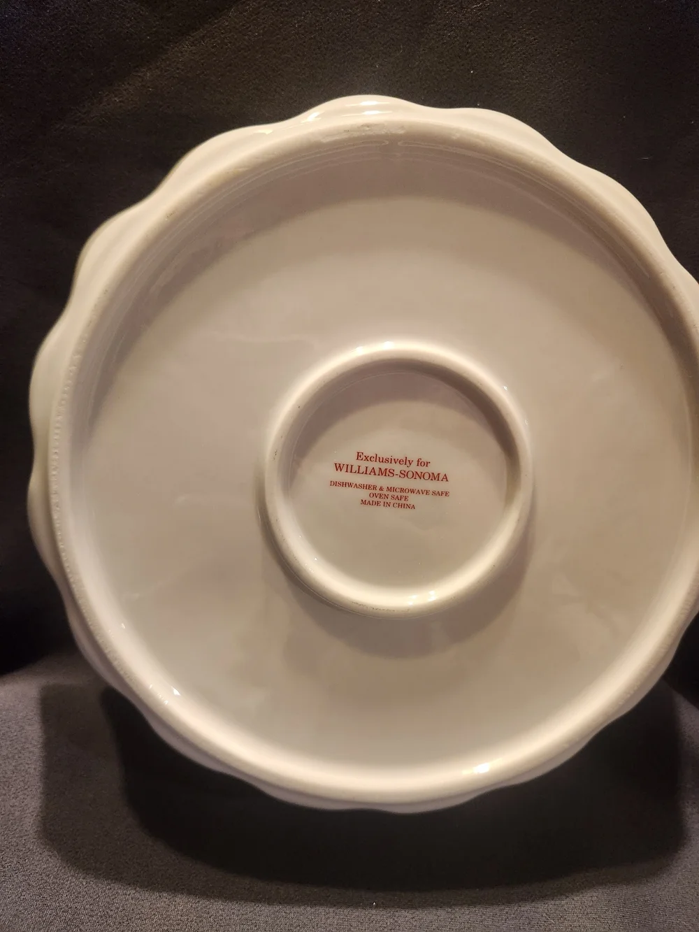 Twas The Night Before Christmas Pie Plate Williams Sonoma Mint